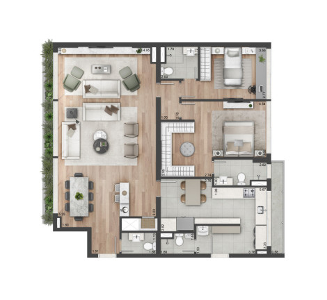 Imagem Imóvel com 3 Quartos à Venda, 137 m² em Praia De Belas - Porto Alegre Imagem Imóvel com 3 Quartos à Venda, 137 m² em Praia De Belas - Porto Alegre