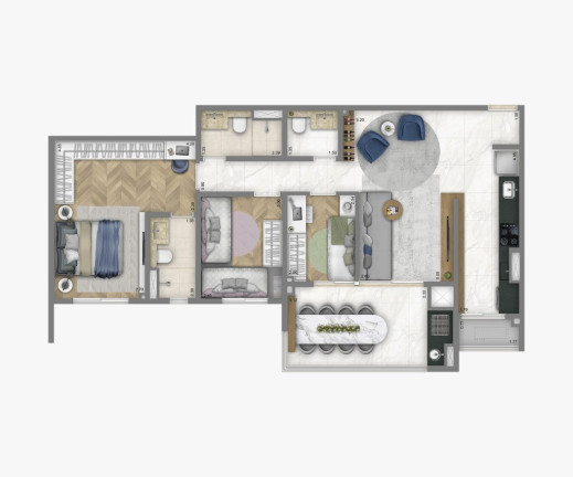 Imagem Apartamento com 2 Quartos à Venda, 74 m² em Jardim - Santo André Imagem Apartamento com 2 Quartos à Venda, 74 m² em Jardim - Santo André