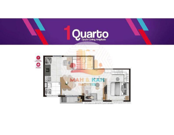 Imagem Apartamento com 1 Quarto à Venda, 37 m² em Vila Mascote - São Paulo