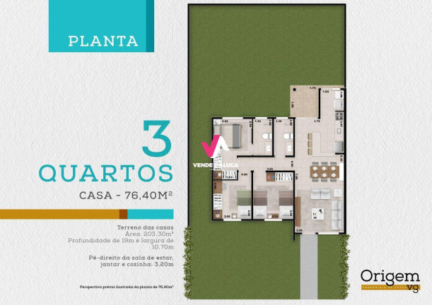Imagem Casa com 3 Quartos à Venda, em Petrópolis - Várzea Grande Imagem Casa com 3 Quartos à Venda, em Petrópolis - Várzea Grande