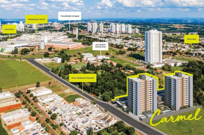 Imagem Apartamento com 2 Quartos à Venda, 51 m² em Gleba Fazenda Palhano - Londrina Imagem Apartamento com 2 Quartos à Venda, 51 m² em Gleba Fazenda Palhano - Londrina