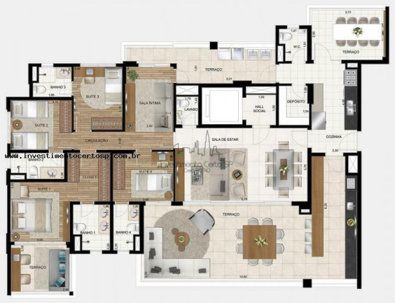 Imagem Apartamento com 4 Quartos à Venda, 213 m² em Morumbi - São Paulo Imagem Apartamento com 4 Quartos à Venda, 213 m² em Morumbi - São Paulo