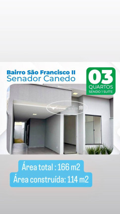 Imagem Casa com 3 Quartos à Venda, 114 m² em São Francisco Ii - Senador Canedo Imagem Casa com 3 Quartos à Venda, 114 m² em São Francisco Ii - Senador Canedo