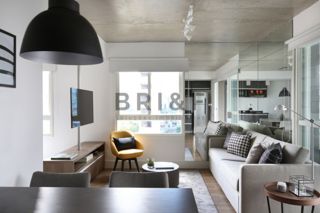 Imagem Apartamento com 1 Quarto à Venda, 63 m² em Brooklin - São Paulo Imagem Apartamento com 1 Quarto à Venda, 63 m² em Brooklin - São Paulo