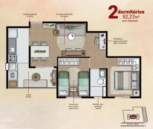 Imagem Apartamento com 2 Quartos à Venda, 52 m² em Santana - São Paulo