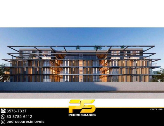 Imagem Apartamento com 1 Quarto à Venda, 17 m² em Cabo Branco - João Pessoa