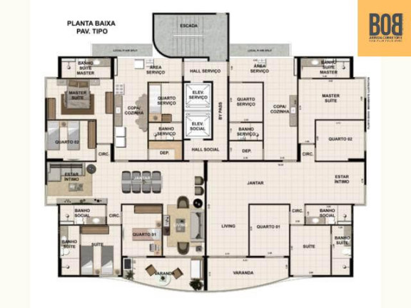 Imagem Apartamento com 4 Quartos à Venda, 140 m² em Monteiro - Recife Imagem Apartamento com 4 Quartos à Venda, 140 m² em Monteiro - Recife