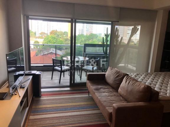 Imagem Apartamento com 1 Quarto para Alugar, 42 m² em Brooklin - São Paulo Imagem Apartamento com 1 Quarto para Alugar, 42 m² em Brooklin - São Paulo