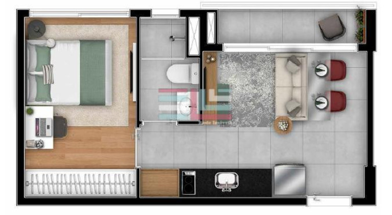 Imagem Imóvel com 1 Quarto à Venda, 34 m² em Saúde - São Paulo