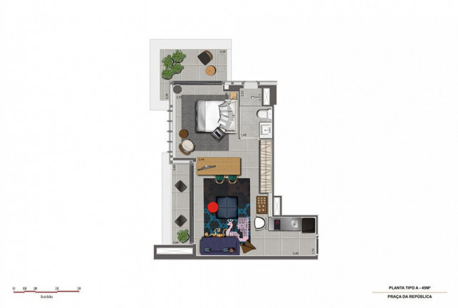 Imagem Studio com 1 Quarto à Venda, 31 m² em Centro - São Paulo Imagem Studio com 1 Quarto à Venda, 31 m² em Centro - São Paulo