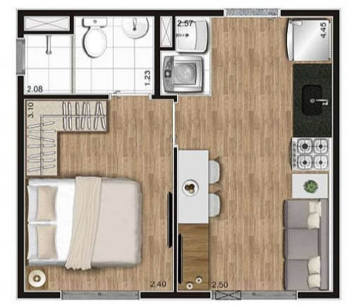 Imagem Apartamento com 1 Quarto à Venda, 24 m² em Vila Das Belezas - São Paulo Imagem Apartamento com 1 Quarto à Venda, 24 m² em Vila Das Belezas - São Paulo