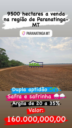 Imagem Fazenda à Venda, 9.500 m² em Zona Rural - Paranatinga Imagem Fazenda à Venda, 9.500 m² em Zona Rural - Paranatinga