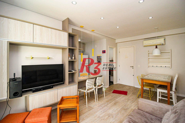 Imagem Apartamento com 1 Quarto à Venda, 57 m² em Gonzaga - Santos Imagem Apartamento com 1 Quarto à Venda, 57 m² em Gonzaga - Santos