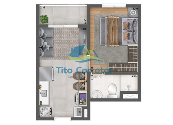 Imagem Apartamento com 2 Quartos à Venda, 35 m² em Guaiaúna - São Paulo Imagem Apartamento com 2 Quartos à Venda, 35 m² em Guaiaúna - São Paulo