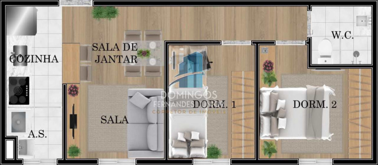Imagem Apartamento com 2 Quartos à Venda, 45 m² em Vila Nhocune - São Paulo