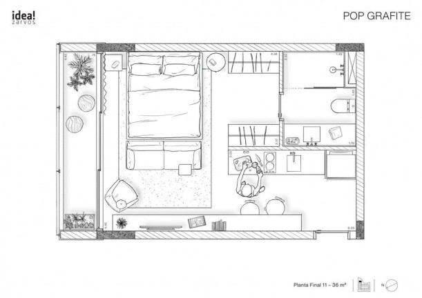 Studio com 1 Quarto à Venda, 29 m² em Vila Madalena - São Paulo
