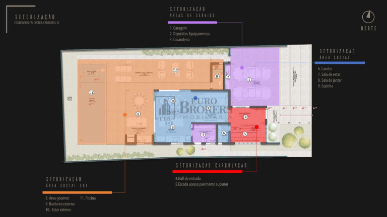 Imagem Casa de Condomínio com 3 Quartos à Venda, 329 m² em Santa Regina - Camboriú