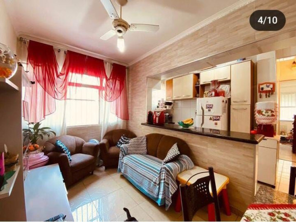 Imagem Apartamento com 1 Quarto à Venda, 38 m² em Itararé - São Vicente Imagem Apartamento com 1 Quarto à Venda, 38 m² em Itararé - São Vicente