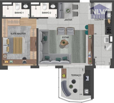 Imagem Apartamento com 1 Quarto à Venda, 66 m² em Brooklin Paulista - São Paulo Imagem Apartamento com 1 Quarto à Venda, 66 m² em Brooklin Paulista - São Paulo