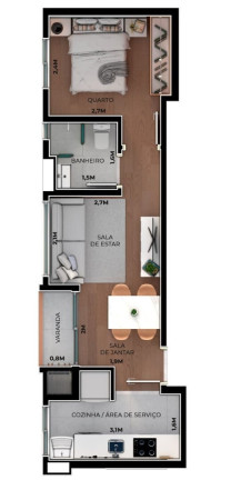 Imagem Apartamento com 2 Quartos à Venda, 73 m² em Boa Vista - Curitiba Imagem Apartamento com 2 Quartos à Venda, 73 m² em Boa Vista - Curitiba