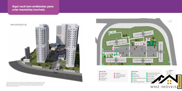 Apartamento com 2 Quartos à Venda,  em Vila Carmosina - São Paulo