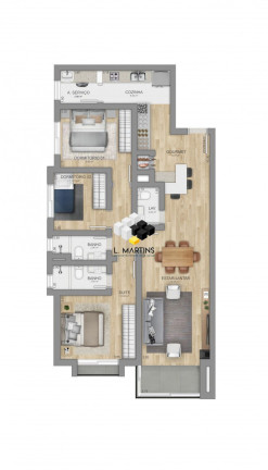 Imagem Apartamento com 3 Quartos à Venda, 100 m² em Centro - Canela Imagem Apartamento com 3 Quartos à Venda, 100 m² em Centro - Canela