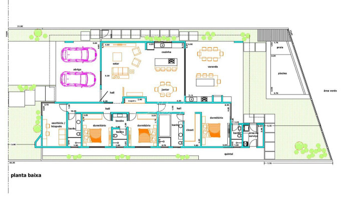Imagem Casa com 4 Quartos à Venda, 251 m² em Manguinhos - Serra