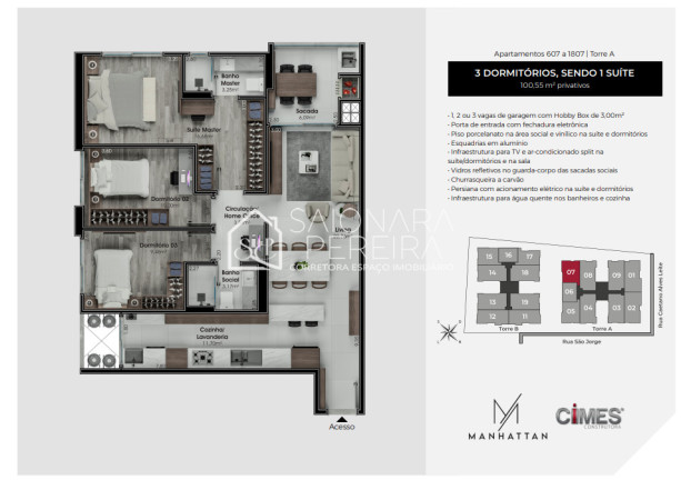 Imagem Apartamento com 3 Quartos à Venda, 133 m² em Floresta - São José