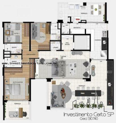 Imagem Apartamento com 4 Quartos à Venda, 170 m² em Ipiranga - São Paulo Imagem Apartamento com 4 Quartos à Venda, 170 m² em Ipiranga - São Paulo