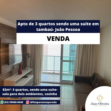 Apartamento com 3 Quartos à Venda, 85 m² em Miramar - João Pessoa