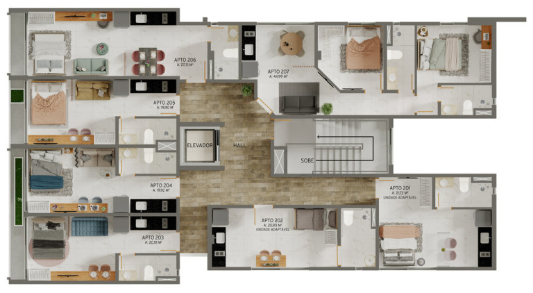 Imagem Apartamento com 1 Quarto à Venda, 40 m² em Jardim Oceania - João Pessoa Imagem Apartamento com 1 Quarto à Venda, 40 m² em Jardim Oceania - João Pessoa