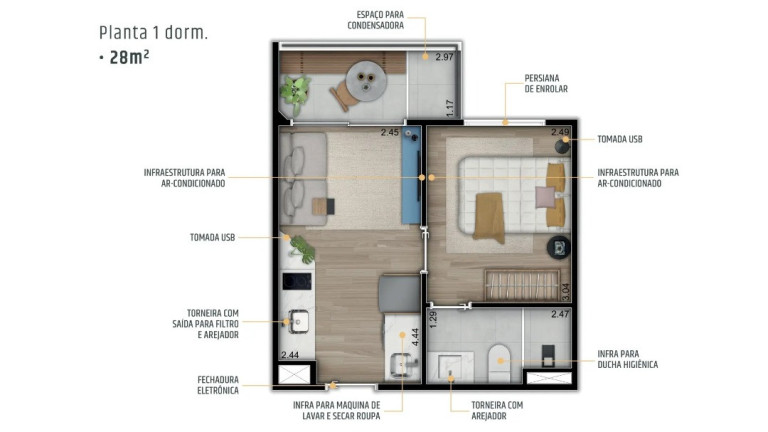 Imagem Apartamento com 1 Quarto à Venda, 29 m² em Perdizes - São Paulo Imagem Apartamento com 1 Quarto à Venda, 29 m² em Perdizes - São Paulo