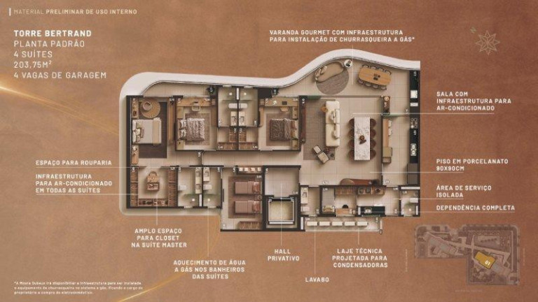 Imagem Apartamento com 4 Quartos à Venda, 163 m²em Meireles - Fortaleza Imagem Apartamento com 4 Quartos à Venda, 163 m²em Meireles - Fortaleza