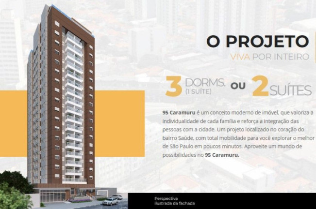 Imagem Apartamento com 3 Quartos à Venda, 76 m² em Saúde - São Paulo Imagem Apartamento com 3 Quartos à Venda, 76 m² em Saúde - São Paulo