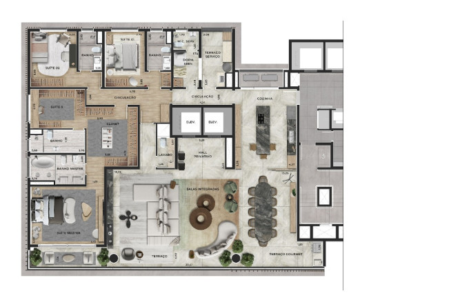Imagem Apartamento com 4 Quartos à Venda, 300 m² em Indianópolis - São Paulo