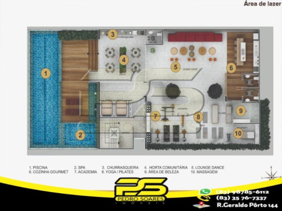 Imagem Apartamento com 2 Quartos à Venda, 62 m² em Cabo Branco - João Pessoa Imagem Apartamento com 2 Quartos à Venda, 62 m² em Cabo Branco - João Pessoa