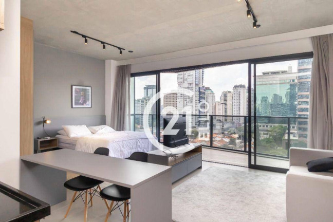 Imagem Apartamento com 1 Quarto à Venda, 46 m² em Itaim - São Paulo Imagem Apartamento com 1 Quarto à Venda, 46 m² em Itaim - São Paulo