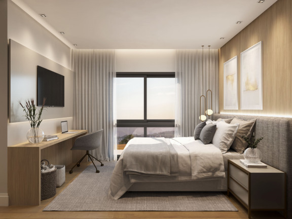 Imagem Apartamento com 1 Quarto à Venda, 83 m² em Centro - Gramado