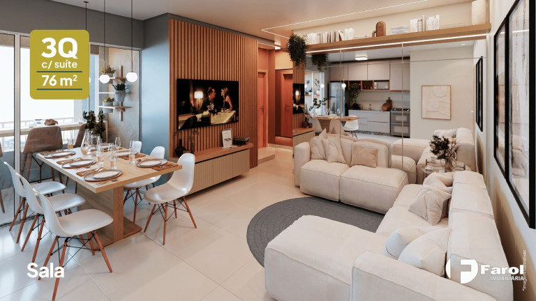 Imagem Apartamento com 3 Quartos à Venda, 63 m² em Parque Oeste Industrial - Goiânia Imagem Apartamento com 3 Quartos à Venda, 63 m² em Parque Oeste Industrial - Goiânia