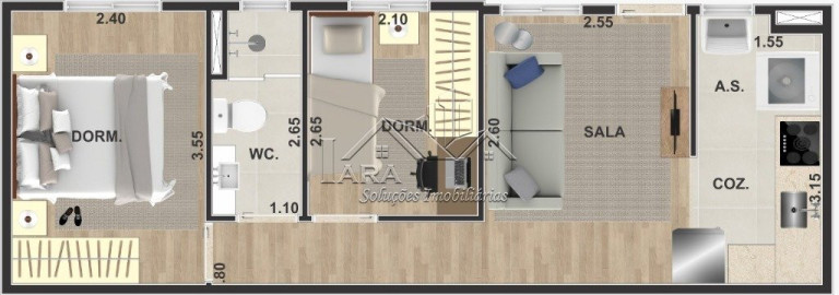 Imagem Apartamento com 2 Quartos à Venda,  em Artur Alvim - São Paulo