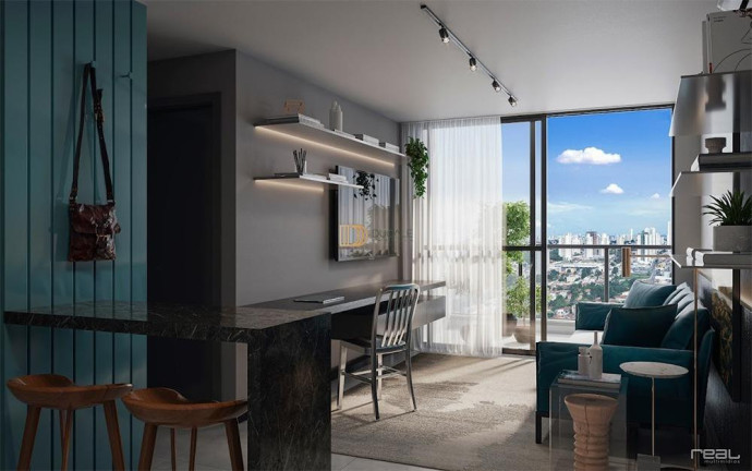 Imagem Apartamento com 1 Quarto à Venda, 45 m² em Jardim Camburi - Vitória