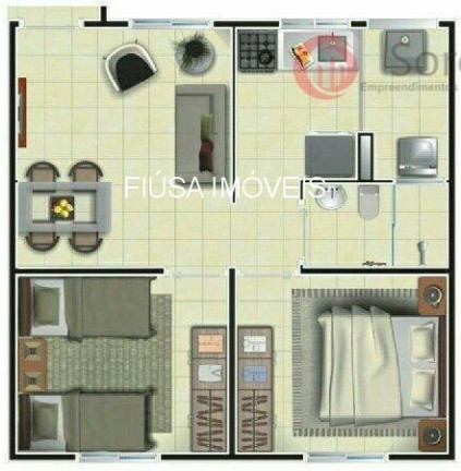 Imagem Apartamento com 2 Quartos à Venda, 40 m² em Jardim Maria Goretti - Ribeirão Preto Imagem Apartamento com 2 Quartos à Venda, 40 m² em Jardim Maria Goretti - Ribeirão Preto