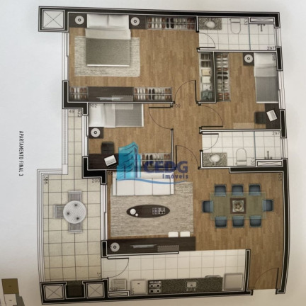 Imagem Apartamento com 3 Quartos à Venda, 94 m² em Vila Izabel - Curitiba