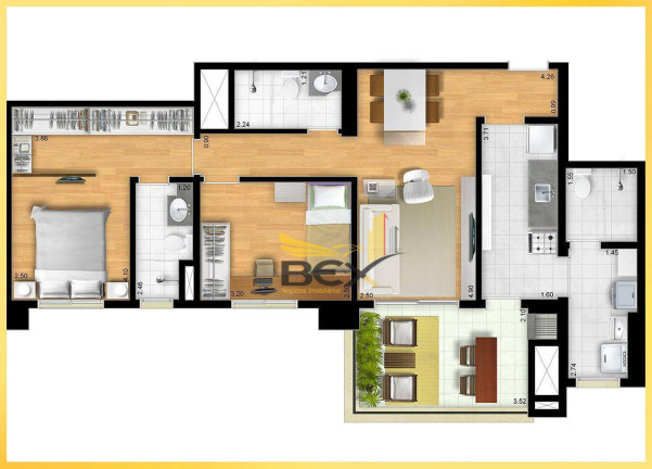 Imagem Apartamento com 2 Quartos à Venda, 76 m² em Jardim Tupanci - Barueri Imagem Apartamento com 2 Quartos à Venda, 76 m² em Jardim Tupanci - Barueri