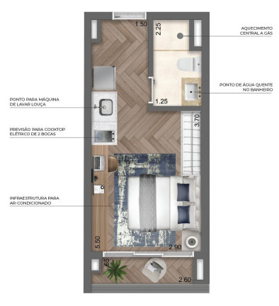 Imagem Apartamento com 1 Quarto à Venda, 37 m² em Perdizes - São Paulo