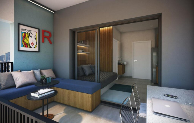 Imagem Apartamento com 1 Quarto para Alugar, em Liberdade - São Paulo Imagem Apartamento com 1 Quarto para Alugar, em Liberdade - São Paulo