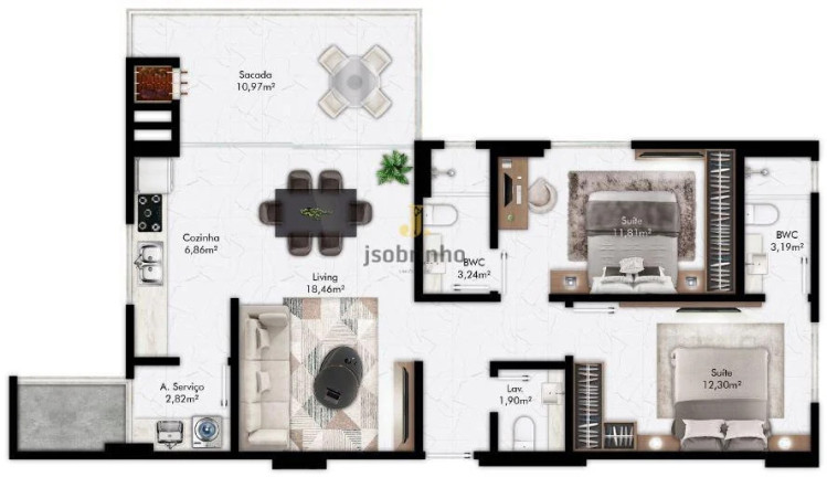 Imagem Apartamento com 3 Quartos à Venda, 103 m² em Meia Praia - Itapema Imagem Apartamento com 3 Quartos à Venda, 103 m² em Meia Praia - Itapema