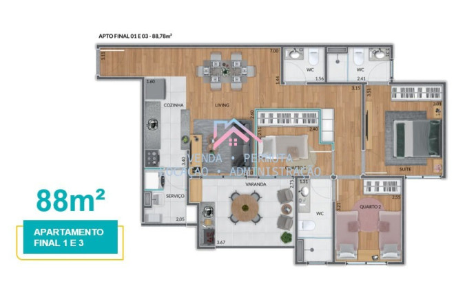 Imagem Apartamento com 2 Quartos à Venda, 72 m² em Parque Da Represa - Jundiaí Imagem Apartamento com 2 Quartos à Venda, 72 m² em Parque Da Represa - Jundiaí