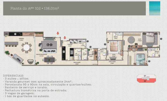 Imagem Apartamento com 3 Quartos à Venda, 138 m² em Barra Da Tijuca - Rio De Janeiro