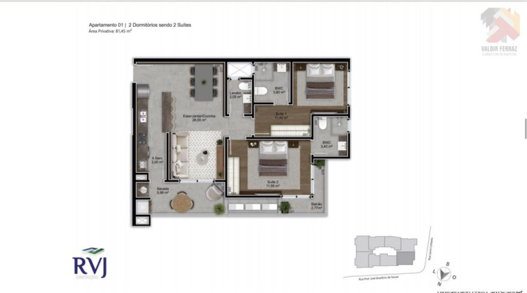 Imagem Apartamento com 2 Quartos à Venda, 7.504 m² em Trindade - Florianópolis